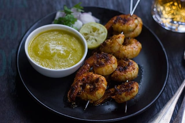 Tandoori Prawns.