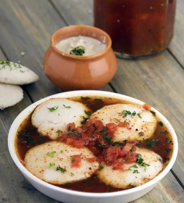 Rasam Idli.